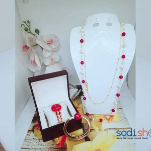 Coffret Ensemble Collier et Montre Pour Femme-MJ0021