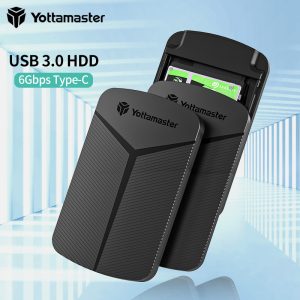 Yottam84- Boîtier de disque dur de stockage externe UASP, USB3.0, 5Gbps, épaisseur de support 7-2.5mm, 4 To, PC portable, 9.5 pouces AI0001