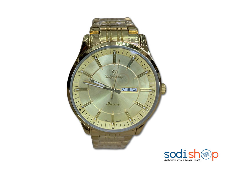 Superiority, Montre Pour Homme – Couleur Or DI0026
