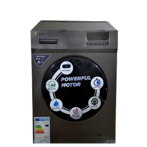 Machine à laver automatique – 10kg – SPJ – FLGRU-10FAM – 1950W – Front Load – Super-Économe en Énergie (A+++) – Argent SPJ00308